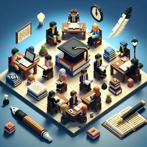 Illustration demonstrating the selection of effective Academic Performance survey questions for student success.