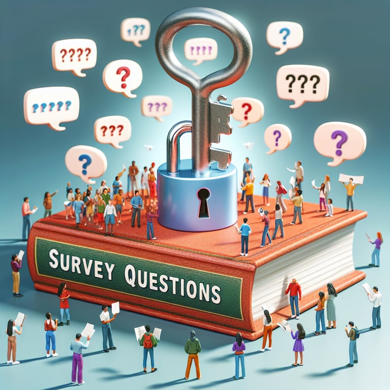 Illustration highlighting key Youth Feedback survey questions to empower young voices.