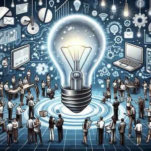 Illustration demonstrating effective Technology Adoption survey questions for powerful insights.