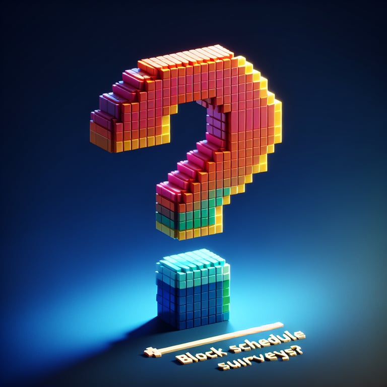 3D Voxel Art: Engaging Time-Block Input Survey
