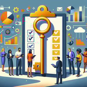 Illustration demonstrating the use of Ecommerce survey questions to unlock profitable insights.
