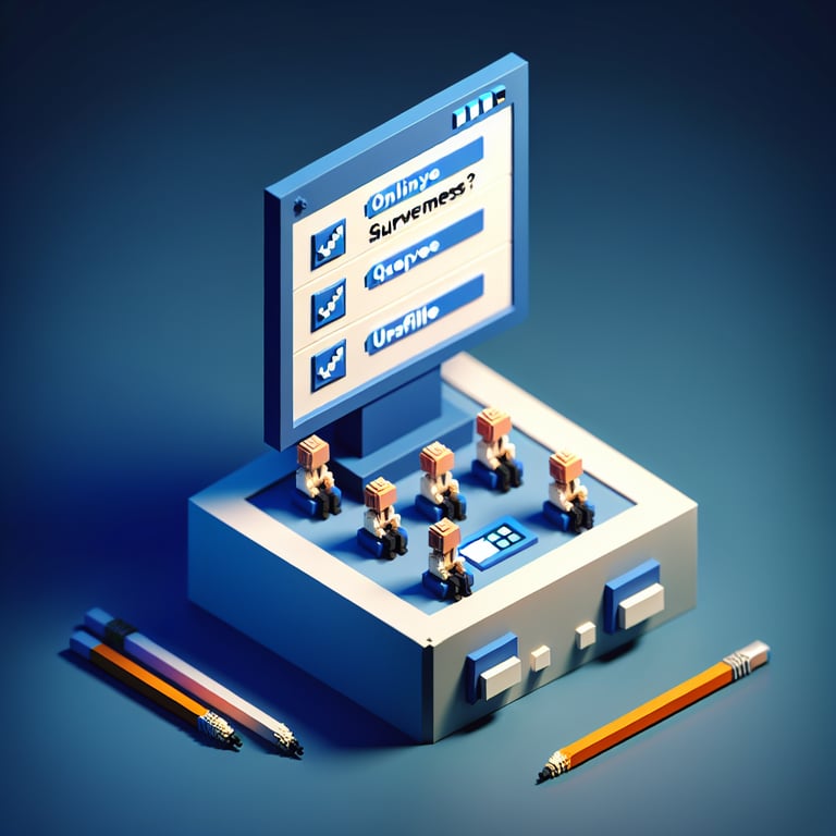 Artistic 3D voxel of engagement ratings icon