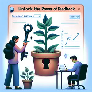 Illustration of Seminar Survey Questions used to unlock feedback for improvement