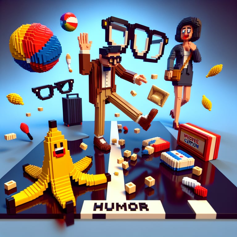3D Voxel Humor Matrix