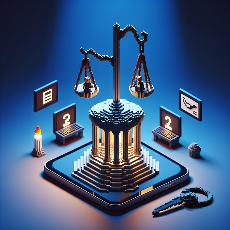 Artistic 3D voxel: death penalty opinion poll