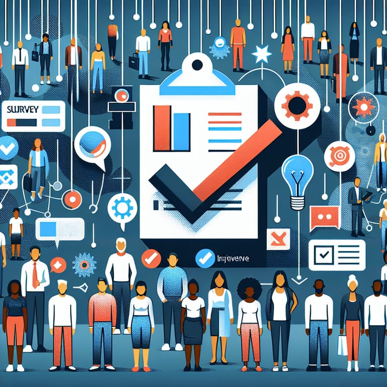 Illustration of effective Social Psychology survey questions design guide.