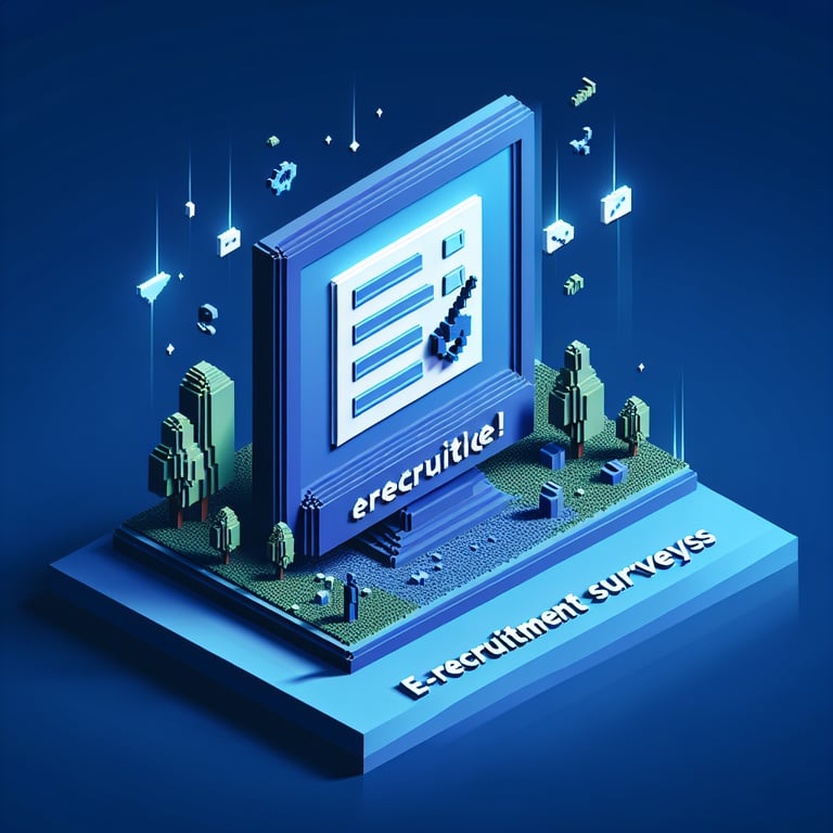 3D voxel art of interactive candidate feedback module