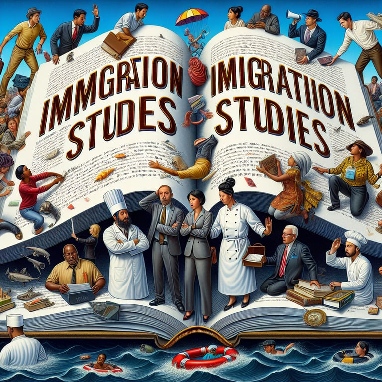 Illustration demonstrating the process of creating effective immigration survey questions