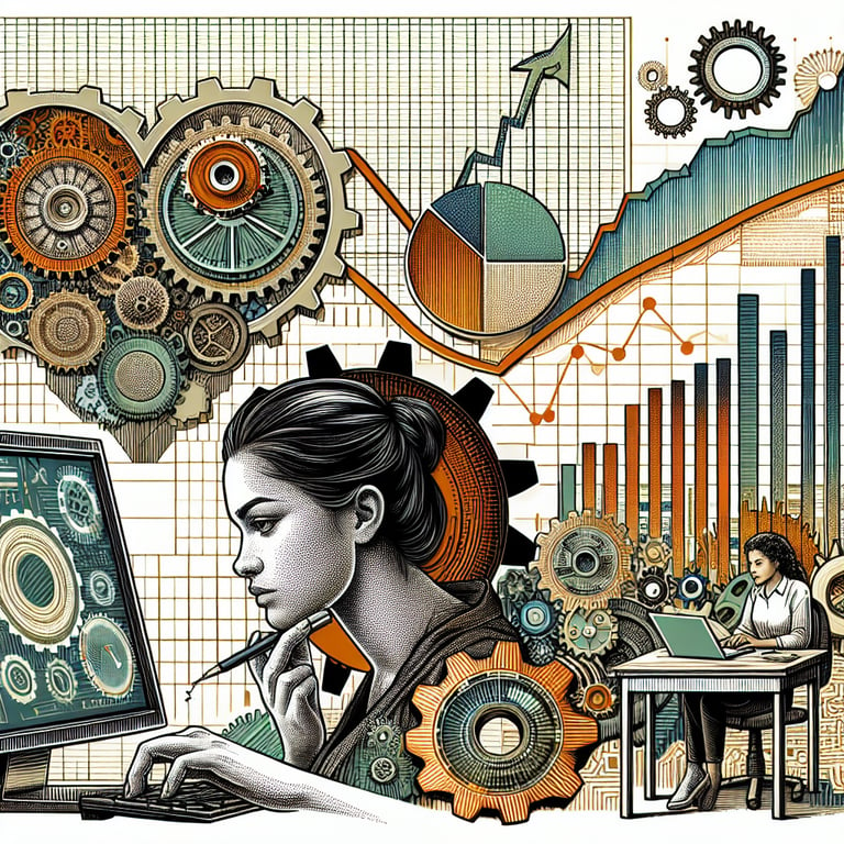 Illustration demonstrating the concept of mastering Test Survey survey questions for business analytics.