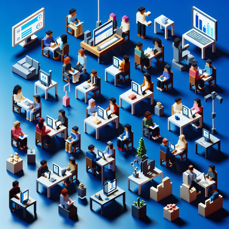 3D voxel visualization of national health data collection