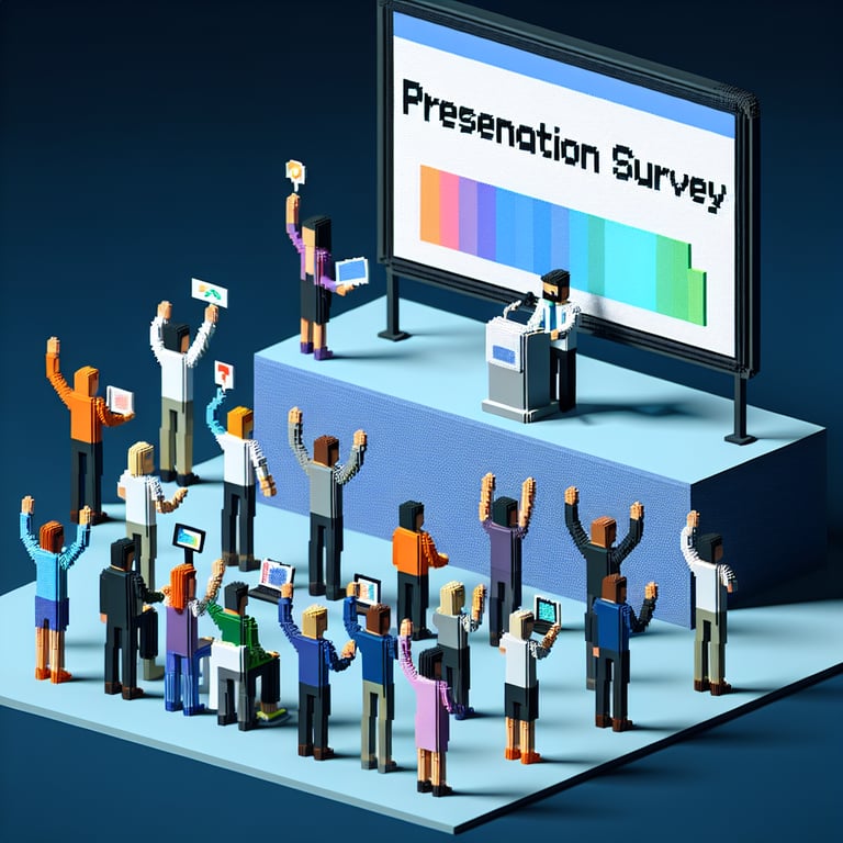 Illustration demonstrating the effective use of Presentation Survey survey questions.