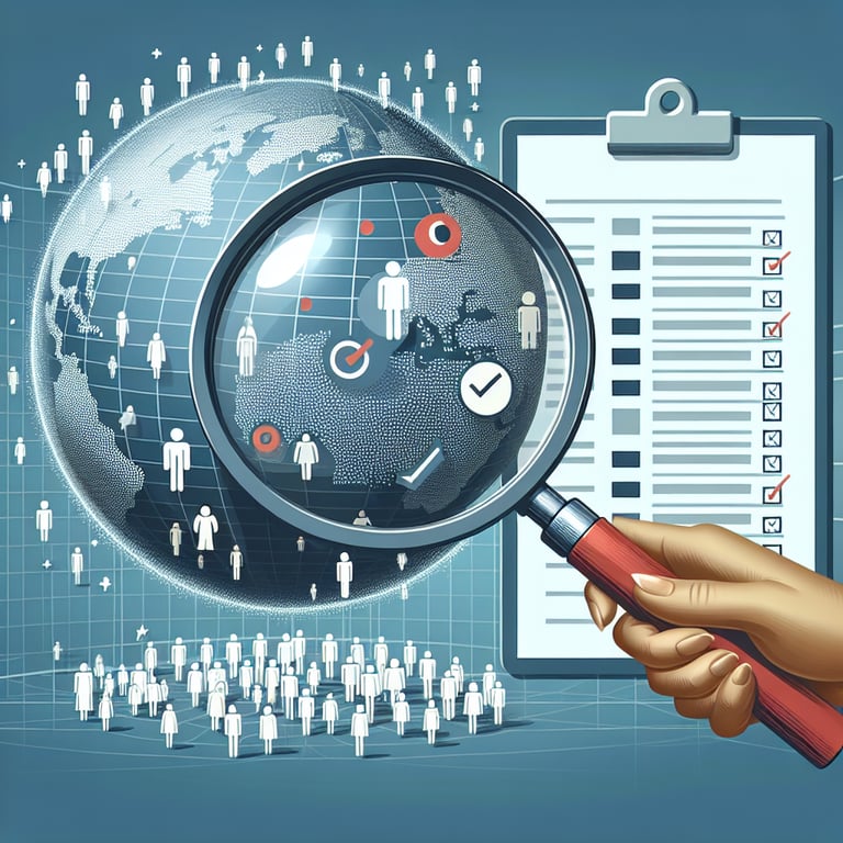 Illustration highlighting the process of uncovering relevant Target Market survey questions.