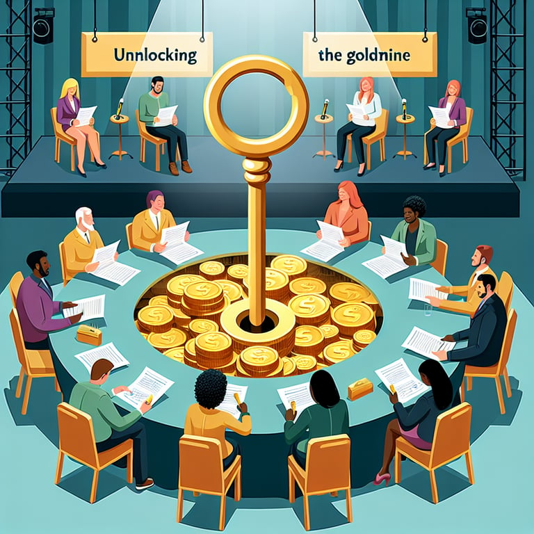 Unlocking the Goldmine: Illustration of Post Event for Speakers survey questions and expected outcomes.