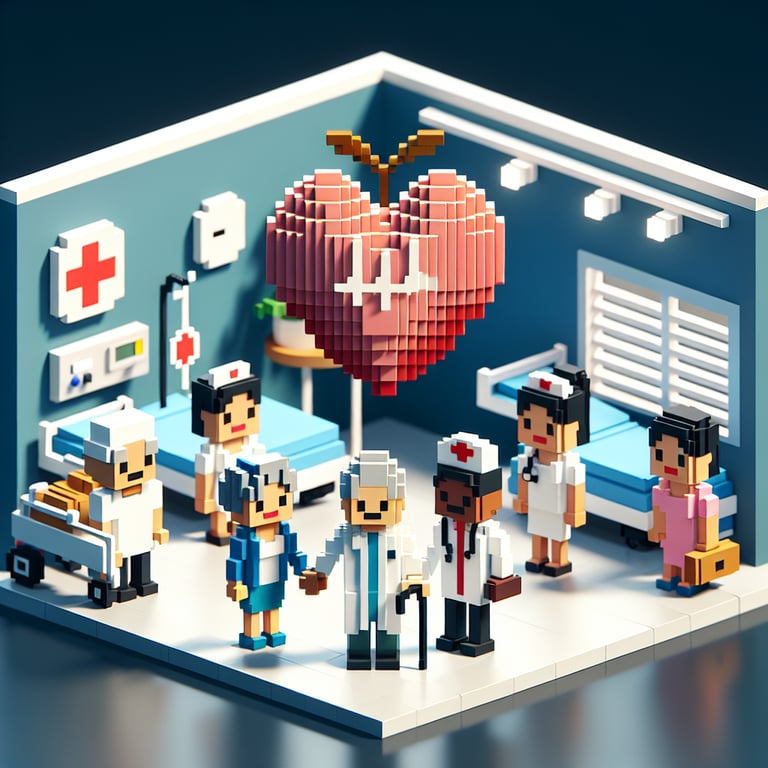 3D voxel map of key patient satisfaction topics