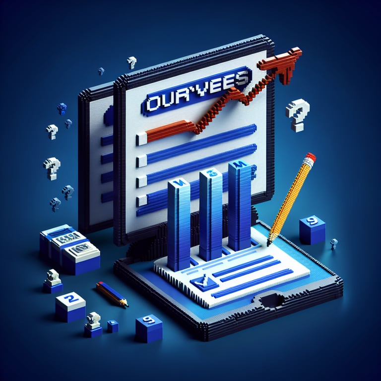 Illustration showcasing essential suicide survey questions and their expected outcomes.