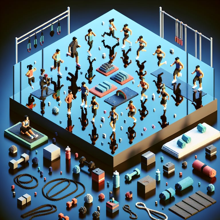 Illustration depicting the process of crafting effective Fitness and Exercise survey questions.