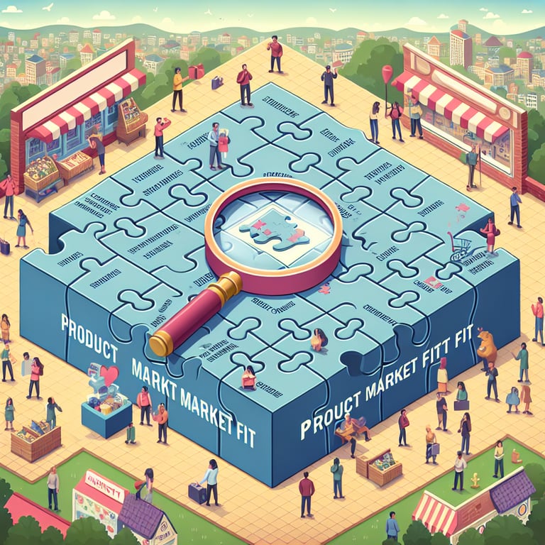 Illustration showcasing insightful Product Market Fit survey questions for uncovering secrets.