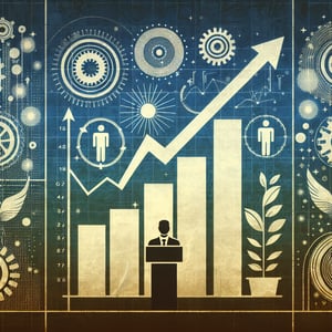 Illustration highlighting essential Department Performance survey questions and their organizational impact.