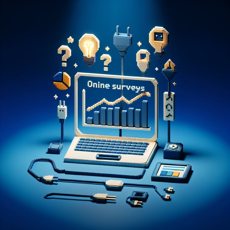 Artistic 3D voxel of energy demand mapping survey