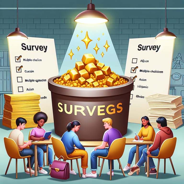 Illustration depicting the exploration of relevant topics through Youth Group survey questions.