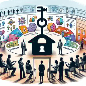 Illustration of key insights derived from adoption survey questions