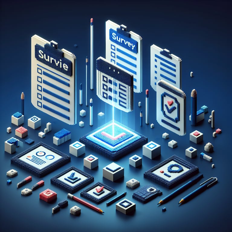 Voxel-based 3D sculpture of criminal justice survey data flow