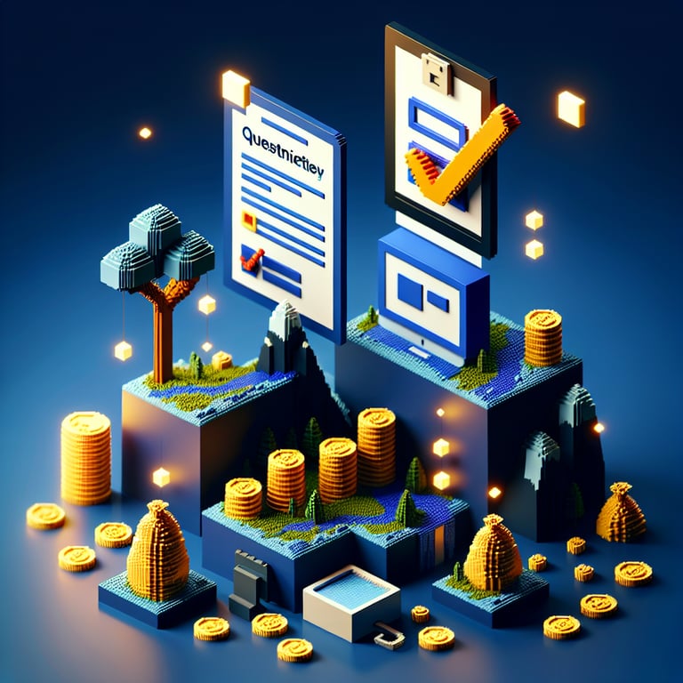 3D voxel representation of asset evaluation and feedback polling