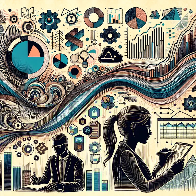 Illustration depicting trends in Service Provider survey questions context.