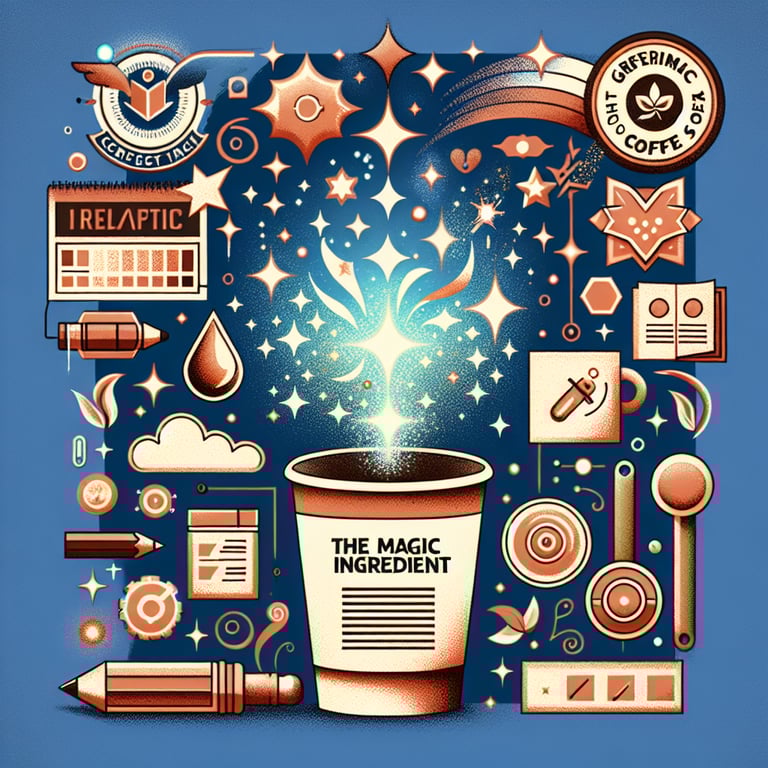 Illustration depicting the process of creating Tim Hortons survey questions.