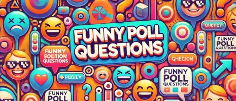 Funny poll question icons